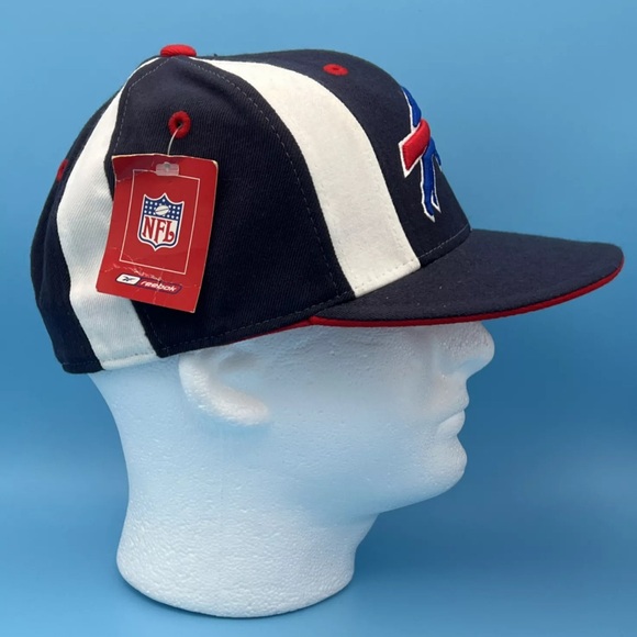 Buffalo Bills Reebok NFL On-Field Retro Style Men's Fitted Cap Hat - Size: 7 3/8 - Picture 5 of 10